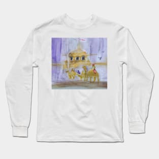 Camels at desert fair Long Sleeve T-Shirt